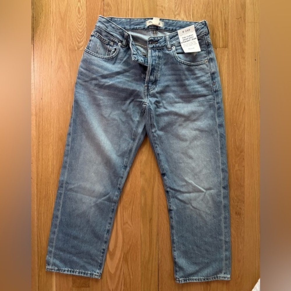 NWT Madewell Dean Easy Straight Jean - Curvy Fit 24P